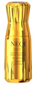 NEQI DIAMOND GLASS Spray Termoprotettore 75ml - Spray brillantezza per tutti i tipi di capelli - Protezione dall’umidità - Effetto Glass Hair - Made in Italy