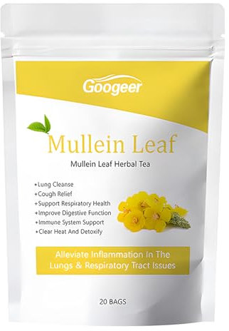 Sac de thé molène 20 pièces,Plante molène séchée et coupée, feuille de fleurs de molène, pour la préparation de thé molène et de thé à base de plantes, chemin en feutre