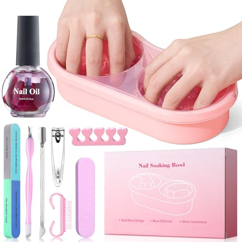 Yokilly Removedor de esmalte de uñas: acetona UV esmalte de uñas