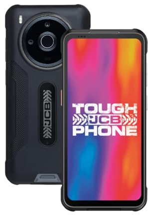 JCB Toughphone MAX Pro P20 Rugged 5G Smartphone, Thermal Imaging, Android 14, 64MP Quad Camera, 9,800mAh Battery, 512GB+12GB RAM, 6.6” FHD+120Hz Display IP69K Military Spec Night Vision Dual SIM NFC