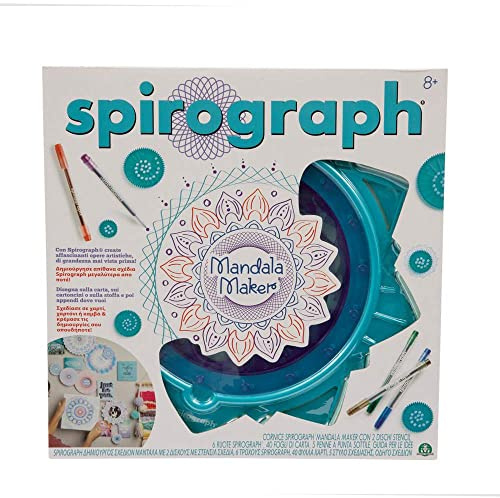 Grandi Giochi - Spirograph Mandala Maker, Set pour Créer Mandala, CLG09000