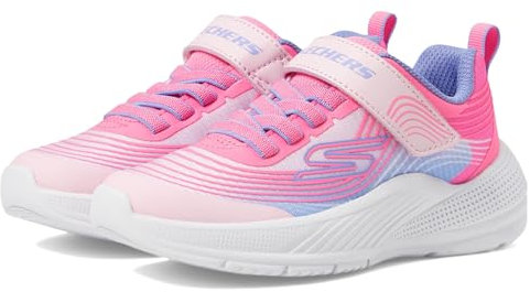 Skechers Mädchen Microspec Advance Sneaker, Pink Purple, 33 EU