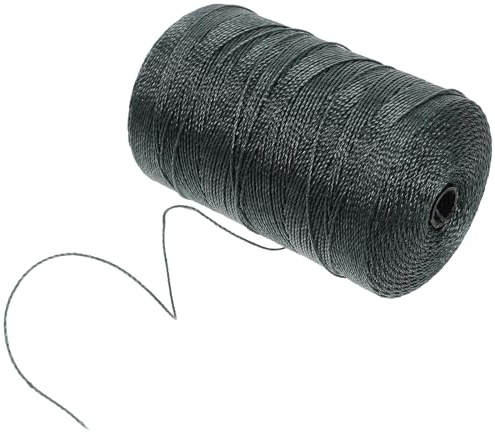LALAFINA 1rollo Cuerda de Nylon Trenzada Resistente para Pesca y Reparación de Redes Cuerda Multiusos Gruesa y Duradera de Hilo Nylon para Pesca Agua Salada y Dulce