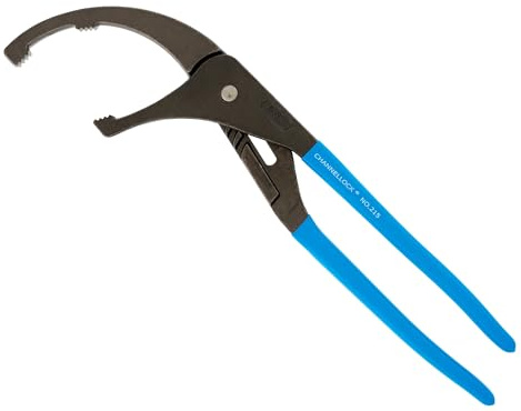 Channellock Oil Filter Plier 215 - Adjustable Slip-Joint, 5-1/2 In Max Dia - 15-Inch