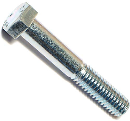 Hard-To-Find Fastener Zinc Coarse Thread Grade 2/A307 Hex Bolts, Durable & Versatile Stainless Steel Hex Bolts for Machinery, Automotive, Construction, 3/8-16 x 2-1/4, Pack of 50