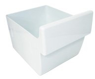Electrolux 2247074103 Cassetto Verdura Quadrato per Frigorifero, Bianco