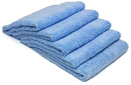 Autofiber Zeroedge Détails Serviette (lot de 5) Edgeless microfibre de polissage, polissage, fenêtres, verre, sans rinçage, Rinseless, serviettes de lavage de voiture, 360 g/m²