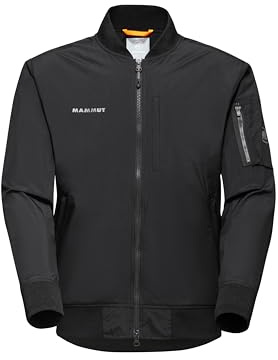 Mammut Utility Bomber Jacket Men Veste Hardshell, Noir, S Hommes