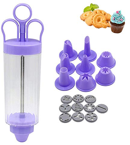 Presse Per Biscotti Pistola Pistola Per Dolci Pistole, Penna Per Decorare Torte, 10 Tipi Strumento Per Decorare Torte, Iniettore Di Crema Per Biscotti Montato Con Goffratrice Per Torta Tubolare