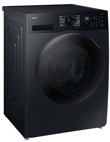 Samsung WD90DG5B15BBEG AI Waschtrockner, 9+6 kg, EEK: D/A (-10%), Waschmaschine und Trockner in einem, AI Energy Mode, AI Ecobubble, Hygiene-Dampfprogramm, Mikroplastik-Programm, Schwarz