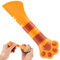 Bremorou Cat Food Spoon, Silicone Pet Food Can Opener Cute Paw Cat Treat Spoon For Wet Food, Spatula Scoop Mixing Spoons Wet Or Dry Food Short Spoon For Dog Cat Canned Food (Orange)
