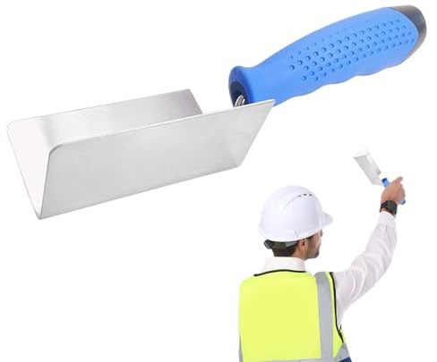 Paleta angular para yeso, paleta angular para paneles de yeso | Herramienta de yeso interior exterior para esquinas de paneles de yeso, herramienta de paleta de trabajo para acabado angular para
