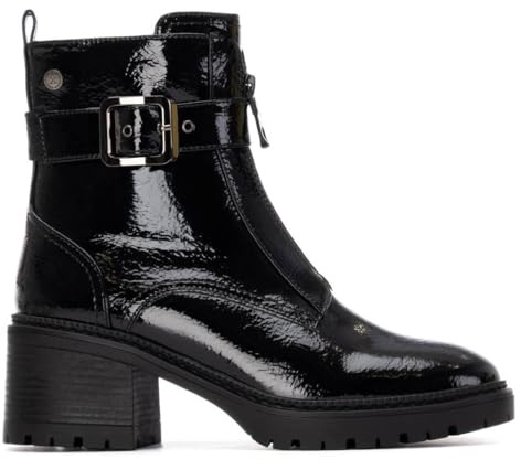 XTI - Botín Mujer Negro - Calzado Cómodo y Versátil - Moda casual - Modelo 14427601 (Talla 37)