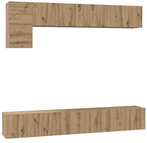 vidaXL Armario de Almacenamiento para Pared - Diseño Moderno, Mueble Vertical Compacto, Organización Minimalista para tu Casa, Organizador Eficiente