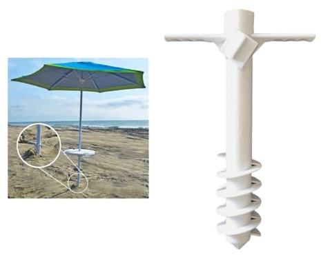 TOYANDONA Anclaje de Sombrilla para Playa Cinco Pines, Base para Paraguas de Arena y Tierra Suelta, Accesorio Portátil para Jardín y Camping, Soporte Seguro para Sombrillas de Playa