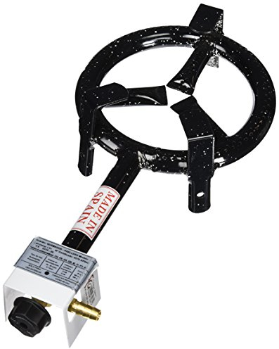 Flores Cortés Fornello a Gas Padella per Paella, 200 mm, Laccato, 1 valvole