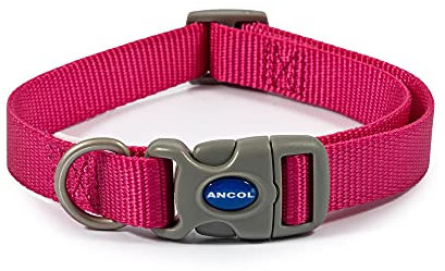 Ancol Heritage Nylon Adjustable Collar, transparent