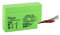 U-Power - Hermetische AGM-Blei-Säure-Batterie 0.8Ah 12V - Akkus AMP 2 Wege-Stecker mit 3,96mm Abstand