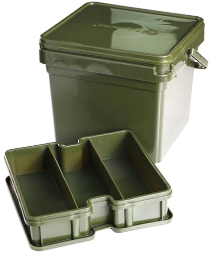 Ridge Monkey Compact Modular Bait Bucket System 7.5L- Carp Fishing Bait Organiser Storage Tubs