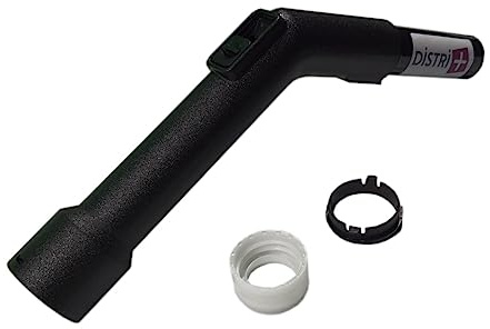 Distri+ - Poignée Plastique avec réglage d'air pour aspirateur à Clipser sur Flexible diamètre 32mm intérieur et pour Tube
