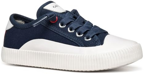 Geox J TIPPESTE Boy A - Scarpe da Ginnastica Bambino, Navy/White,