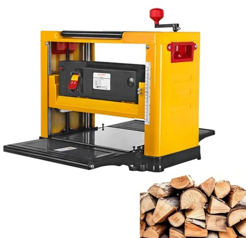 Cepilladora de sobremesa de 2000 W, cepilladora de madera de 13 pulgadas para escritorio, cepilladora de espesor de sobremesa, cepilladora de juntas de sobremesa