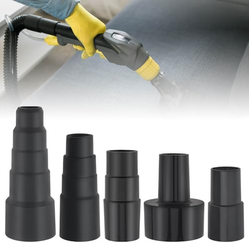 Universal Shop Vacuum Hose Adapters 5Pcs, 2-1/2 Inch to 1-1/4 Inch