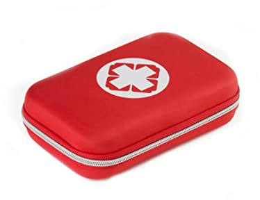 Box de primeros auxilios Píldoras de la supervivencia de la caja médica portátil Píldoras para viajes en casa Viaje al aire libre Safe Mini Emergency Box 1 PC (rojo), Accesorio para bicicletas