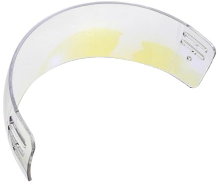 WHAMVOX Visera de Casco de Hockey sobre Hielo Antivaho y Antirayaduras, Cubierta Protectora Transparente para Jugadores Junior y Adultos, Equipo de Protección Facial Resistente