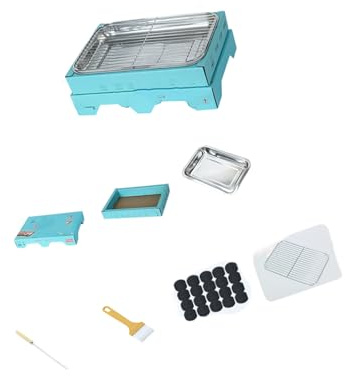 Disposables Camping Grills Rustproof Stainless Grate Easy Transport Charcoal Perfect for Beach Parties Tailgating Portable for Beach and Camping