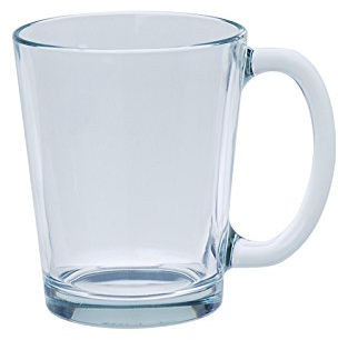 Excelsa 48274 Tazza Mug Conica, Vetro, Trasparente