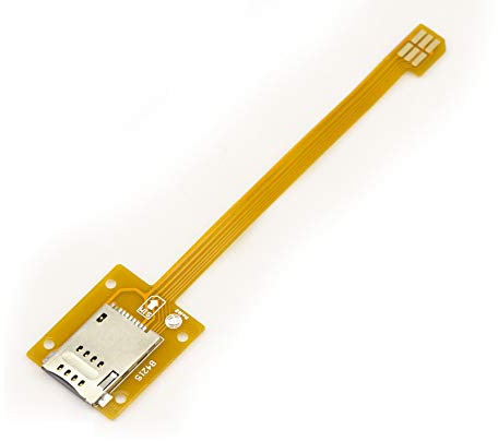 Kalea-INFORMATIQUE Adaptador Riser SIM a microSIM, 15cm de Longitud. con Cinta Ultrafina de 0,1 mm.