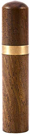 Porte-cure-dents Portable Support en Bois Capsule Case 1pc Porte-cure-dents en Bois Mini Boîte à Cure-dents Porte-cure-dents de Poche Kit de Voyage Ultraléger( 9*2*2)