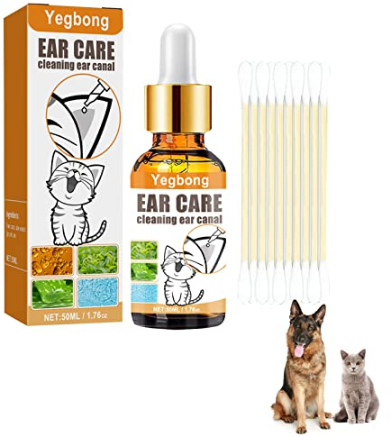 KARELLS Gocce per Acari dell Orecchio, Gocce D'acari, Pulisci Orecchie Cane e Gatto, Detergente per Le Orecchie, Prodotto Efficace per la Cura Contro Acari, Rogna dell Orecchio