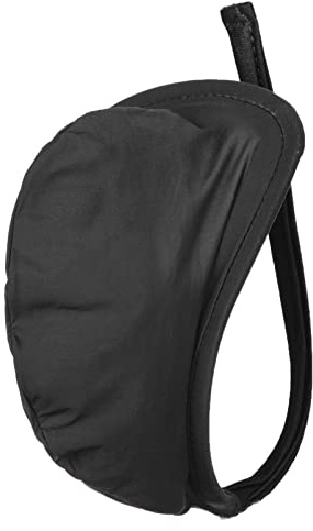 Alvivi C-string för män, tanga, mesh, G-Sting, genomskinliga, andningsbara underkläder, underkläder, med glödlampa, öppen ficka, erotisk underkläder, babydoll, fri storlek, Svart typ A, One size