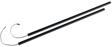 Home Deluxe - Barre lumineuse LED - NOX - pour panneaux acoustiques - Kit complémentaire M - 2 x 80 cm, couleur : noir, avec changement de couleur, télécommande sans fil I Barre LED, kit d'éclairage,