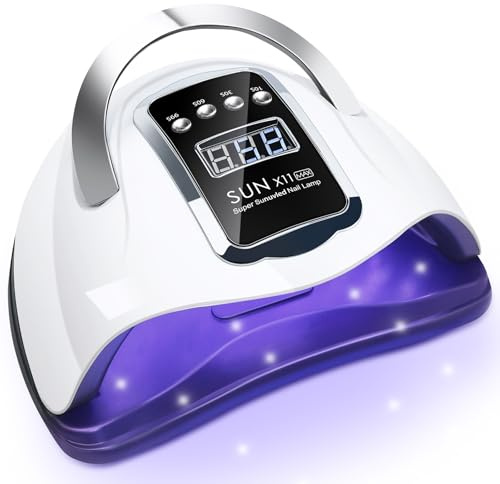 UV LED Nail Dryer, 72 LED Beads, Touch Screen, 4 Timer Settings, Auto Sensor, Fast Drying
