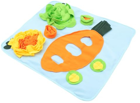 Toddmomy Alfombra De Alimentación para Conejos y Pequeños Roedores Tapete De Forrajeo De Duradera Estimulante De Habilidades Naturales y Entretenimiento para Mascotas como Conejos Cobayas