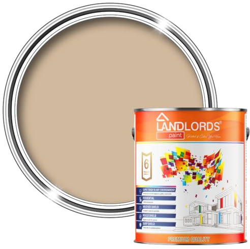 Landlords Weather Shield Morrocan Sand Smooth Masonry Paint | 1L in 30+ Colours | Storm Proof, Scrub Resistance | Weatherproof Technology Designed with Acrylic Resin for Ultimate Protection