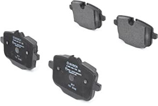 Bosch Automotive BP1933 Bremsbeläge Hinterachse ECE-R90 Zertifizierung vier Bremsbeläge pro Set 0 986 494 759 black