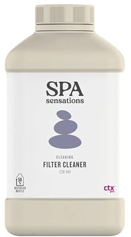 AcquaHOME® CTX-941 DETERGENTE PER FILTRI A CARTUCCIA CONFEZIONE DA 1 LITRO - FILTER CLEANER PULIZIA FILTRO - PRODOTTO SPECIFICO PER SPA E IDROMASSAGGIO - NON SCHIUMOGENO