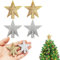 Stella Albero di Natale, 6 cm Stella per Albero di Natale, Puntale Albero di Natale Stella di Natale per Albero, Puntale per Albero di Natale, Decorazione per albero di Natale Festive Casa