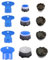 8 Stück Strahlregler Wasserhahn 16.5/18.5/21.5/24mm, Wassersparer Wasserhahn Sieb Einsatz Filter Luftsprudler mit 4 Größen Schraubenschlüssel