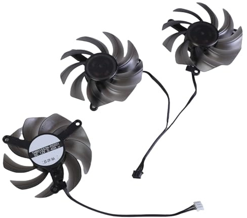 ZEPFJHE TH8015S2H-PCC01 - Ventilador de 4 pines para RTX3060Ti 3070 3070Ti 3070Ti 3080 3080 Ventilador de tarjeta gráfica de repuesto de 80 mm