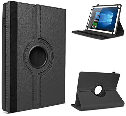 Tablet Hülle kompatibel für Vodafone Tab Prime 6/7 Schutzhülle aus Kunstleder Tasche mit Standfunktion 360° drehbar Universal Cover Case