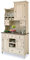 Loberon Schrank Peteersham, Vier Schubladen & Zwei Türen, Shabby Chic, Bezaubernde Kassettenoptik, antikes Flair, Pappelholz, Ulmenholz, antikweiß