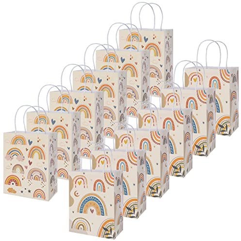 Thursday April 12 Stück geschenktüten, Boho geschenktüte Partytüten mit Griffen geschenktüten weihnachten geschenktüten kindergeburtstag Hochzeit Babyparty (2 Stile)