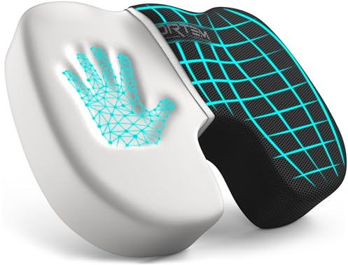 FORTEM Seat Cushion, Office Chair Cushion, Desk Chair Memory Foam, Sciatica Coccyx Tailbone Pain Relief, Pressure Relief, Sitting Pad, for Long Gaming & Sitting, Washable Cover, Non Slip, XL