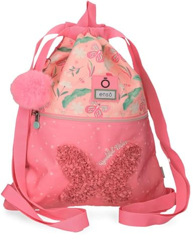 Enso Beautiful Nature Mochila Saco Rosa 35x46 cms Poliéster by Joumma Bags