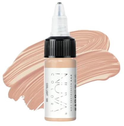 Nuva Pigments for PMU Scar Procedures, Customizable, Cool Undertone for Camouflage, Lightening & Color Adjustment, Vegan, Made in USA (Cool Light)